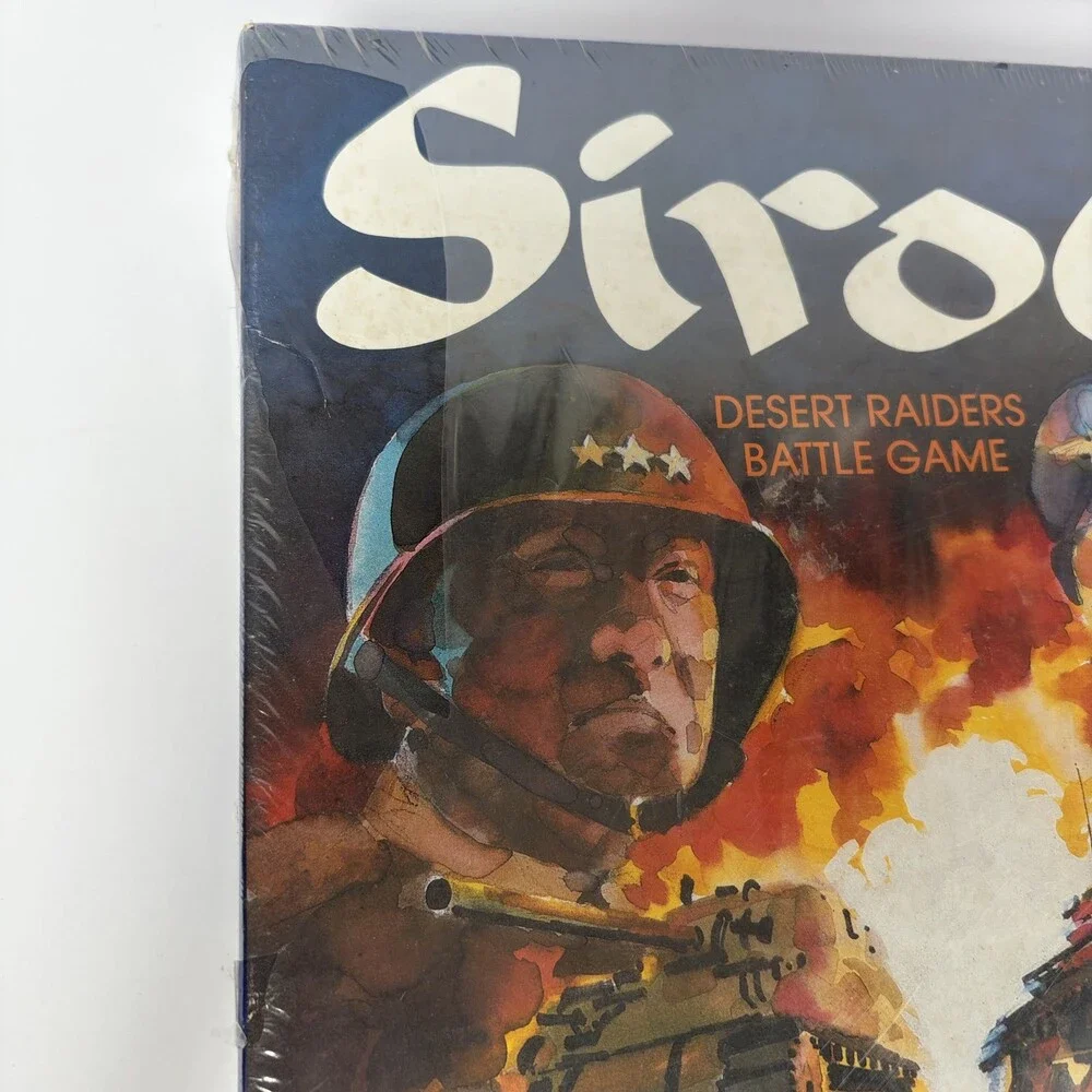 Vintage TSR Sirocco Desert Raiders Battle Game NOS Sealed New 1985 War Strategy
